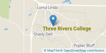 Location of Three Rivers College