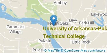 Location of University of Arkansas-Pulaski Technical College