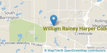 Location of William Rainey Harper College