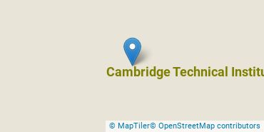 Location of Cambridge Technical Institute