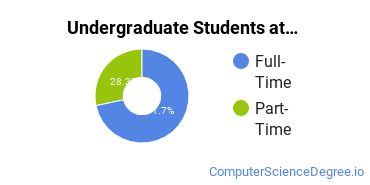  Full-Time vs. Part-Time Undergraduate Students at  Cedar Crest