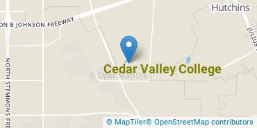 Location of Cedar Valley College