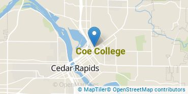 Location of Coe College