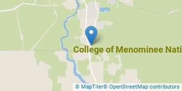 Location of College of Menominee Nation