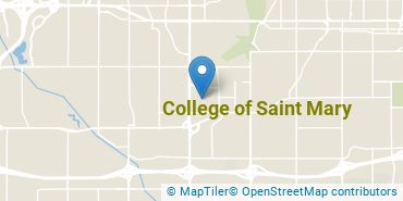 Location of College of Saint Mary