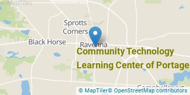 Location of Community Technology Learning Center of Portage