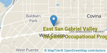 Location of East San Gabriel Valley Regional Occupational Program