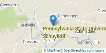 Location of Pennsylvania State University - Schuylkill