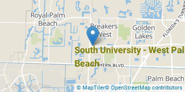 Location of South University, West Palm Beach