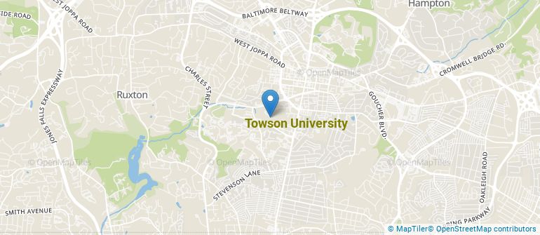 Towson University Campus Map - United States Map