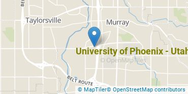 Location of University of Phoenix - Utah